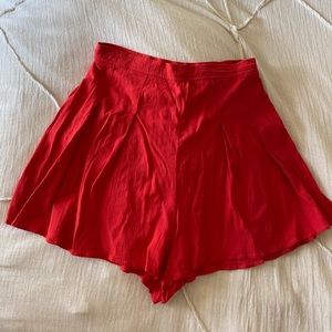 Free people side zip shorts